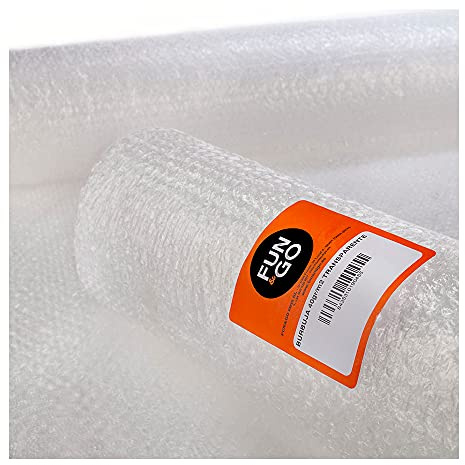 FUN AND GO 47218 Transparente Blase, farblich sortiert, 0,8 x 10 m