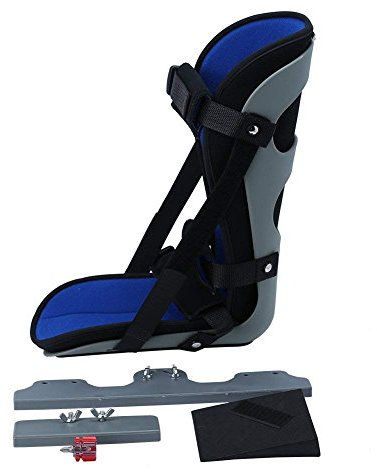 Knöchel Fuß Orthese, Fuß Drop Schiene Knöchelstütze für Plantar Fasciitis Fersenschmerzen, Airbag Achillessehne nach Operation Knöchel Fraktur Behandlung Fix Support Tool (S/M/L)(S)