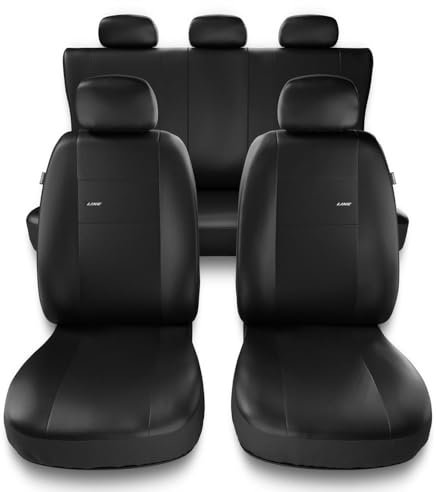 Mossa Coprisedili compatibili con Fiat Punto GRANDE, EVO, 2012 (2005-2018) - fodere sedili - set coprisedili auto universali - XL-B