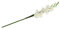 FLAMEER Artificial Gladioli Spray Stem Fake Silk Tropical Flowers Gladiolus White