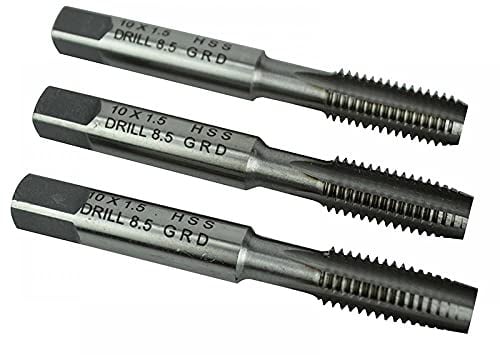 Faithfull HSS Straight Flute Tap Set M10 x 1.50, 3 Piece