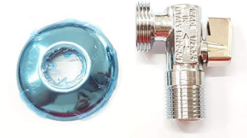 TLDSHOP® Grifo de bola lavadora - Carga agua - Grifo bajo lavabo - 1/2 x 3/4
