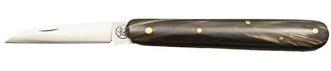 DUE BUOI COLTELLO DA INNESTO 224P - LAMA IN ACCIAIO AD ALTO TENORE DI CARBONIO