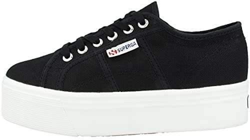 SUPERGA Damenschuhe, Schwarz Fweiß., 39 EU