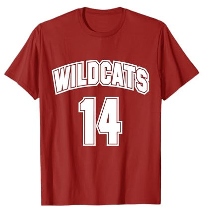 Wildcats 14 - Maglietta in jersey Maglietta