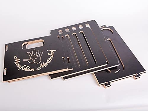 Beer Crate Bottle Slide Black / Brown + Desired Engraving