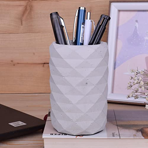 Tivendis Stiftehalter Frankfurt Beton-Design grau Vase Organizer Schreibtisch Büro Office Schule Handarbeit Unikat