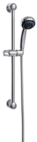 Brausestangengarnitur VITA mit Schlauch, Stange und Handbrause mit 7 Funktionen