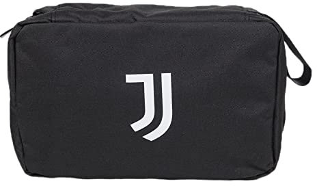 Pochette de beauté de Voyage Produit Officiel JUVENTUS, Noir, Trousse de Toilette avec Crochets de Suspension