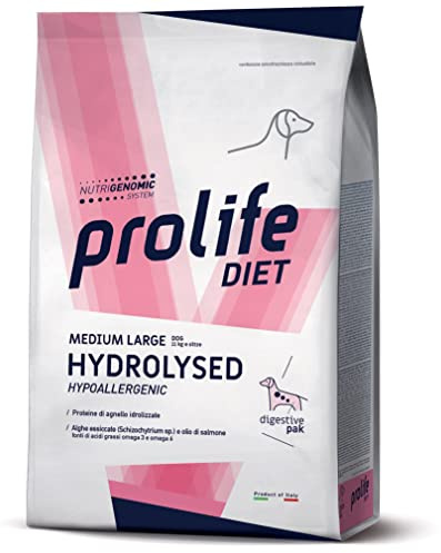 Prolife CROCCHETTE DIET HYDROLYSED HYPOALLERGENIC MEDIUMLARGE DOG. 8KG