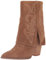 Steve Madden Stivali da donna Layne Western Texani con Risvolto, Cognac scamosciato, 40 EU