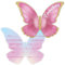Fowecelt Schmetterling Einladungskarten Kindergeburtstag Mädchen - 15 Regenbogen Schmetterling Einladungskarten Geburtstag Party für Mädchen und Jungen Kinder Geburtstagsfeier