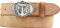 BELTINGER Gürtel mit Anker-Gürtelschnalle aus weichem Vollrindleder 4 cm Used-Look | Druckknopf-Gürtel mit Buckle 40mm | Vintage-Look | Tabac 95cm