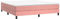 Tino Tech Lit à sommier tapissier, cadre de lit, sommier tapissier, rose, 160 x 200 cm, en velours