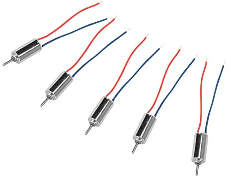Kernloser Motor, Modellmotor, 5 Stück, DC 4,5 V, Mikrokernloser Motor, Ersatzkernloser Motor für Modellspielzeug, Modellflugzeuge, elektronisches Spielzeug