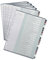 Leitz Register für A4, 6er Pack, PC-beschriftbares Deckblatt und 20 Trennblätter, Taben mit Zahlenaufdruck 1-20, Überbreite, Weiß/Mehrfarbig, PP, Style, 12390000