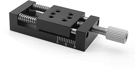 yssmy Mini Corredera De Husillo De Bolas Actuador Deslizante Manual Pequeña Plataforma Móvil Lineal Plataforma De Prueba De Alta Precisión(Color:35mm)