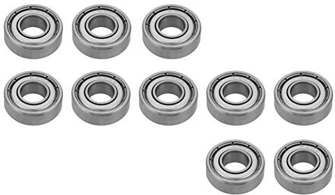 Miniaturlager, 10 Stück 699ZZ Kugellager Doppelt Geschirmte Miniatur-Stahlkugellager 9 X 20 X 6 Mm