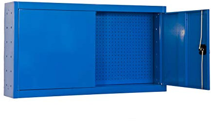 Simon Rack Werkzeugschrank aus Metall, 650 x 900 x 275 mm, Metall, Blau, 650 x 900 x 275 mm
