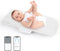 LIFEZEAL Babywaage mit Bluetooth, Elektrische Waage mit Touch-Funktion, Digitalwaage mit gebogener Oberfläche, Säuglingswaage für Haustiere, Küche, 60 x 30 cm