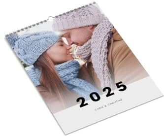 Wandkalender 2025 gestalten | DIN A4 | personalisiert mit eigenen Fotos | Love | Liebe | 13 Seiten | Bastelkalender | Kreativ-Kalender | Fotokalender | Kalender | Hochformat