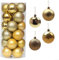 24 PCS Christmas Balls Ornaments for Xmas Christmas Tree - Shatterproof Christmas Tree Decorations Large Hanging Ball for Holiday Wedding Party Decoration(Gold)