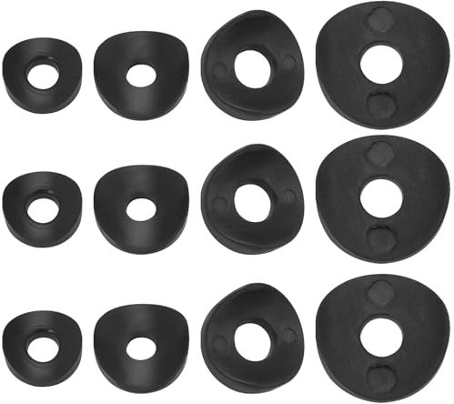 SG Store 100 Pezzi Boccole Distanziali Rondelle Per Tubi Tondi M6 M8 Rondelle Curve In Plastica Nera Maniche Distanziali In Plastica Guarnizioni Per Tubi Tondi Per Piedini Per Mobili