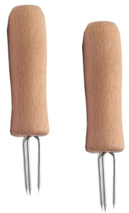 2 Stück Rolle Mit Holzgriff Werkzeug Nadel Tragbar