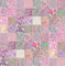 30 Liberty Fabric Tana Lawn ™ Carrés, Rose (6,3 x 6,3 cm)