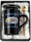 Bester Chef Geschenke Kaffeebecher, Professioneller Chaos Koordinator - Lustige Tasse Geschenk für Männer Chef Vater Papa, 400ml Schwarz Kaffeetasse mit Deckel, Löffel, Grußkarten, Schöne Geschenkbox