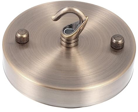 HOMSFOU Chandelier Vintage Ceiling Plate Creative Light Fitting for Bedroom Ceiling