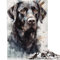 Labrador Retriever-Puzzle für Erwachsene und Kinder. Unmögliches Herausforderungsspielzeug, Lernspiele, Heimdekoration, Geschenke, 520 Teile (52 x 38 cm)
