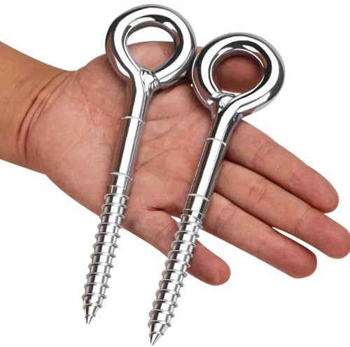 Viti ad Anello Vite ad Occhiello a Vite Zincato(2Pcs, M12x160mm)