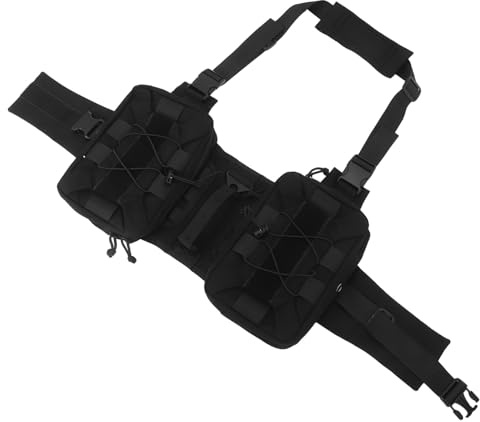 UPKOCH Satteltasche für Hunde mit Verstellbarem Geschirr Seitentaschen für Ausrüstung als Wanderrucksack für Große Rassen und Reisen aus Nylon für Komfort und Gewichtsverteilung