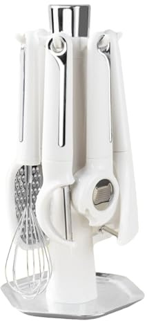 Kitchen Gadget Set - Strainer with Stand | | Includes Bottle Opener, Peeler, Grater, Whisk and Strainer