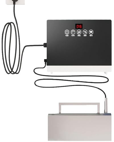ZHIXUMM Lavastoviglie A Ultrasuoni Portatile da 380 W, Lavapiatti per Lavello, Lavatrice A Ultrasuoni per Verdure con Controllo Touch, per Stoviglie, Frutta, Frutti di Mare E Verdure