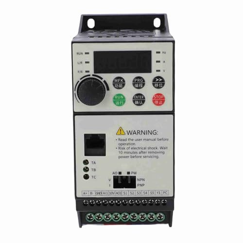 Ausla Convertisseur de Fréquence triphasé avec Entrée et Sortie 3PH, Variateur de Fréquence 5,8 KVA pour le Contrôle de la Vitesse des Moteurs 2,2 KW dans les Applications Industrielles