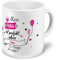 printplanet XXL Riesen-Tasse mit Namen INES - Motiv Nicht Perfekt, Aber... - Namenstasse, Kaffeebecher, Becher, Mug