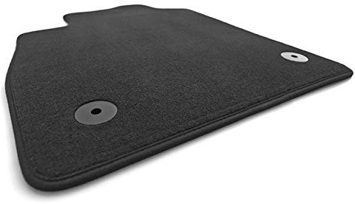 Fahrermatte für Ford Fiesta (ab 2017-) Fußmatte Fahrerseite Velours in Original Qualität Automatte Matte Schwarz