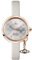 Vivienne Westwood Esclusivo orologio da donna con cinturino in pelle color crema e cinturino in pelle color oro rosa, VV139WGYCM, Moderno