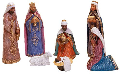 African American Expressions - Krippenfiguren-Set 7-teilig FNAT-02