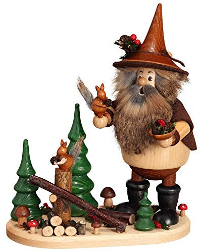 DWU Räuchermann Waldwichtel mit Eichhörnchen