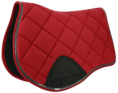 EQUITHEME Tapis Infinity - Couleurs - Rouge/Glitter, Taille Equipement Cheval - Cheval