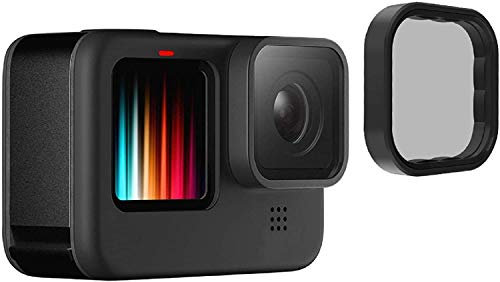 TELESIN Filtre Polarisant, Filtre Polarisant Circulaire, CPL Filtre à Lentille avec Support Magnétiquepour Kit de Filtres d'objectif pour GoPro Hero 9 Black