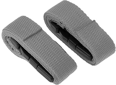 Almencla 2Stk. 1m 25mm Golf Trolley Gurtbänder/Sicherung Der Reisetasche Gepäckgurte - Grau