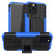 For Apple iPhone 12 Pro (6.1) Shockproof Case, Hybrid [Tough] Rugged Armor Protective Cover, Phone Case Cover With Built-in [Kickstand] For Apple iPhone 12 Pro (6.1) - Blue