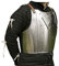 Churburg Armour Medieval Breastplate Chest Armor LARP coustume- Silver, Silver, Medium