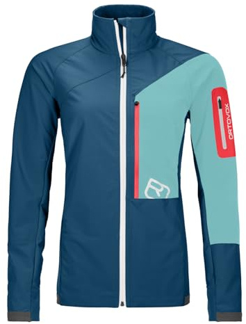 ORTOVOX Damen Berrino Jacket Jacke, Petrolblau, XS