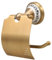 Cabilock Wc Garnitur Antik 1Pc WC-Halter: Finish Kupferregal Papierhalter Hotel Papierhalter Aufbewahrungsregal Messing Vintage Badezimmer Küche für Wandhandtuch Toilettenpapierhalter Retro
