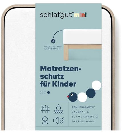 schlafgut Molton Matratzenschutz Baselayer Pro aus 100% Baumwolle 70x140 cm wasserdicht